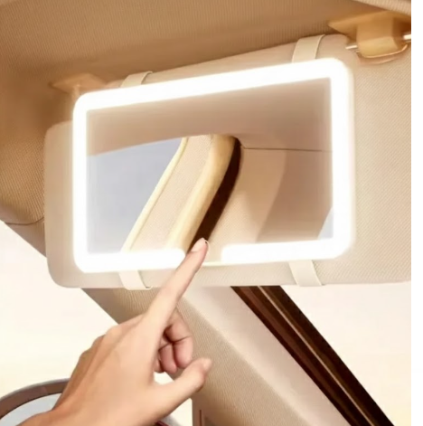Espejo De Tocador Recargable Para Auto HZJ-635