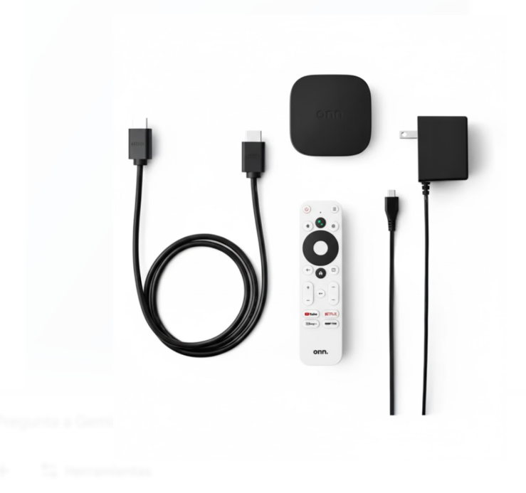 Tv Box Onn 2309a Con Google Tv 4k Negro