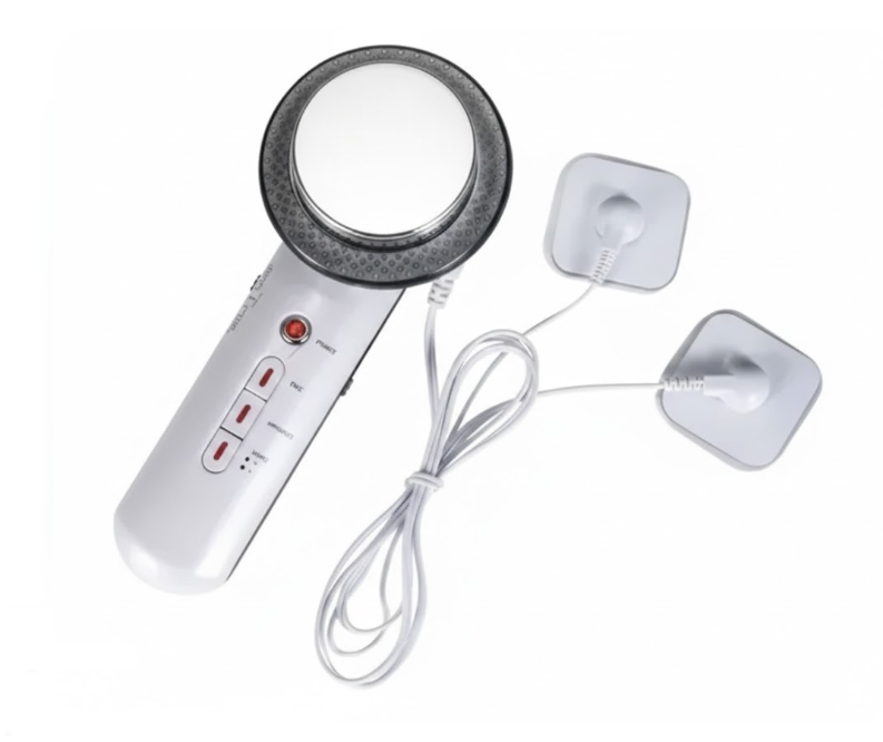 Masajeador Ultrasonido Infrarrojo 3 En 1 Portátil Color Blanco 110V