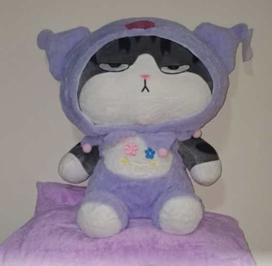 Lucifer Gato Peluche Con Cobija