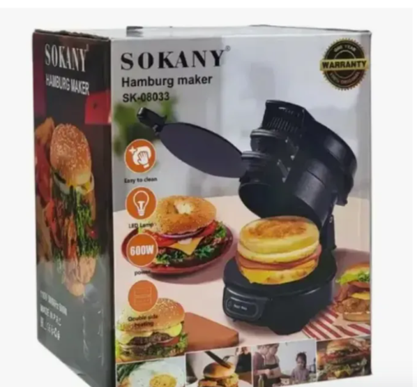 Maquina Para Hacer Hamburguesas Sokany Ref:08033
