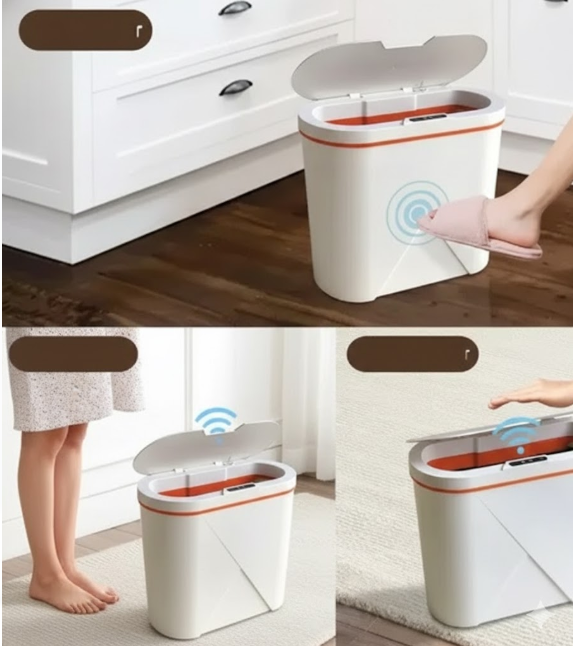 Caneca De Basura Touch Con Sensor Y Difusor Aromas 660