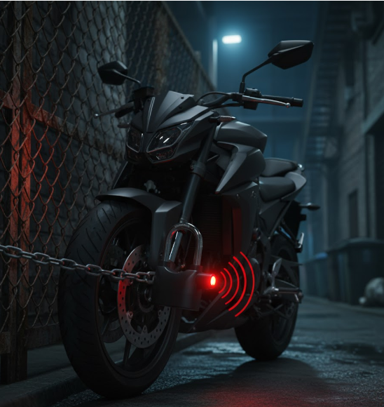 Candado De Seguridad Para Moto Y Bici Largo 110DBA-L