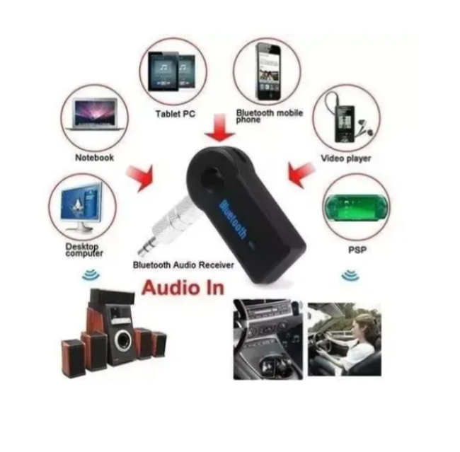 Adaptador Audio Receptor Bluetooth Car Recargable Aux B01