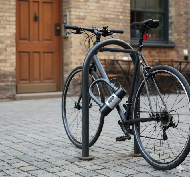 Candado De Seguridad En Forma De U Para Bici Y Moto A52