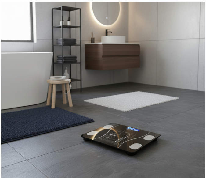 Bascula Inteligente Pesa Bluetooth Vidrio Templa Digital App