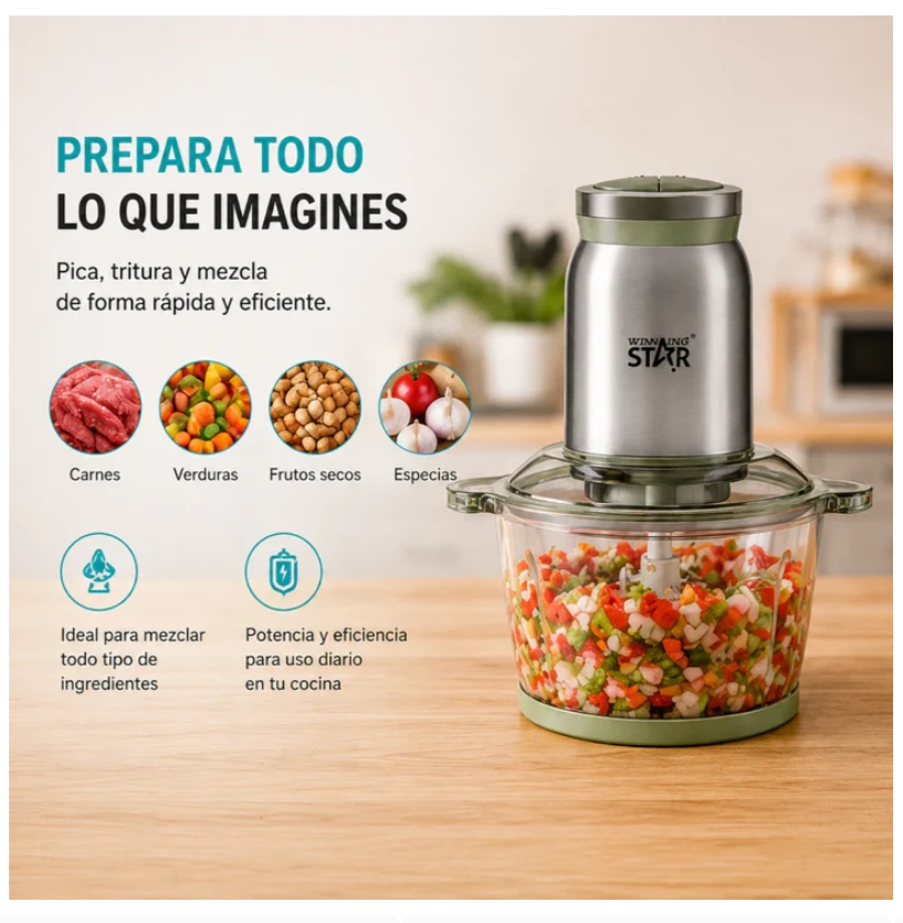 Procesador De Alimentos Winning Star 3L ST-2371