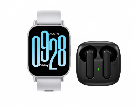 Reloj Inteligente Xiaomi Redmi Watch 5 Active Silver BHR8790GL + Obsequio Audífonos Inalámbricos