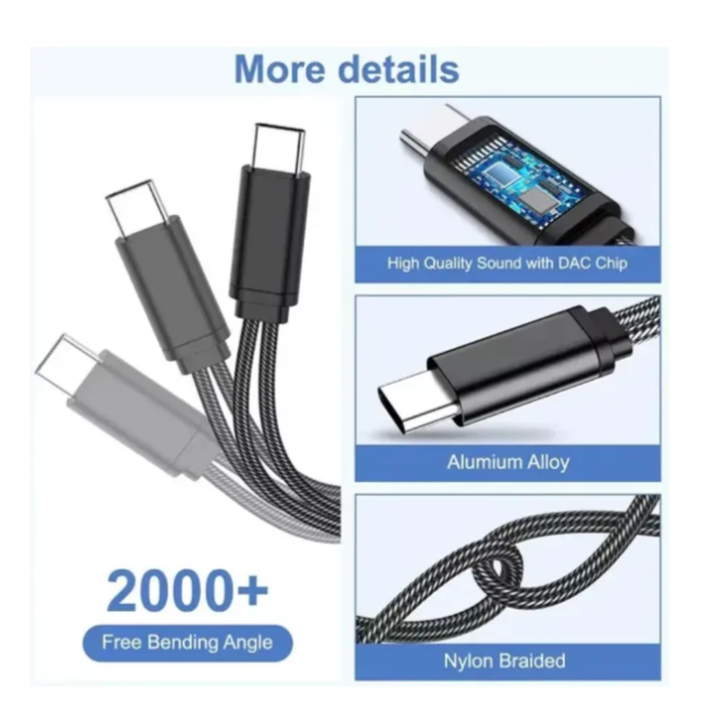 Adaptador OTG-TYPEC 3.5mm RAM-OT24