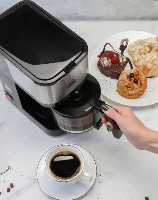 Cafetera De Goteo Home Elements Para 6 Tazas Con Jarra De Vidrio