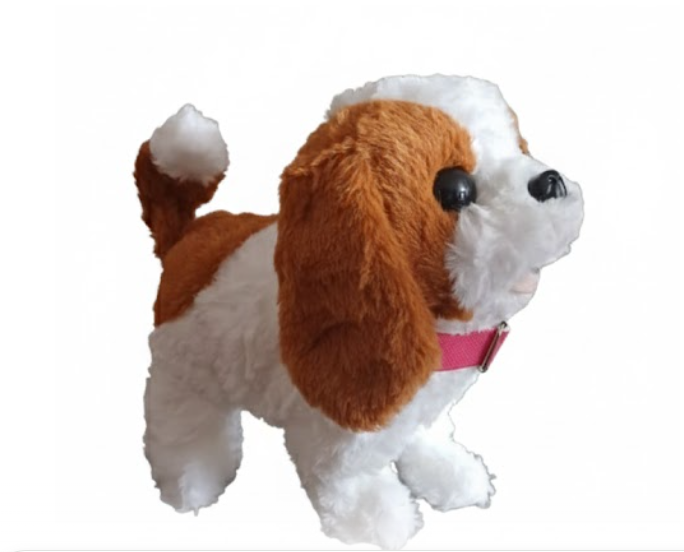 Perro Peluche Interactivo Camina Y Ladra