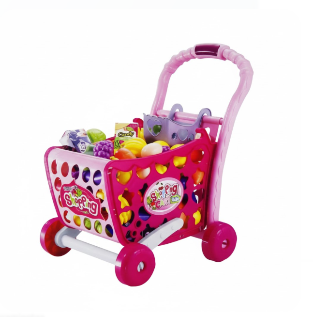 Carro De Mercado Juguete Carrito De Compras Con Mercado