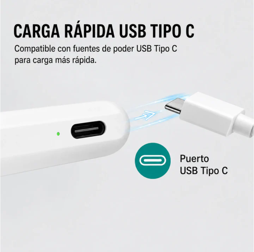 Lápiz Inteligente Capacitivo Recargable Para Android Y Apple Baihuo City MY-7889