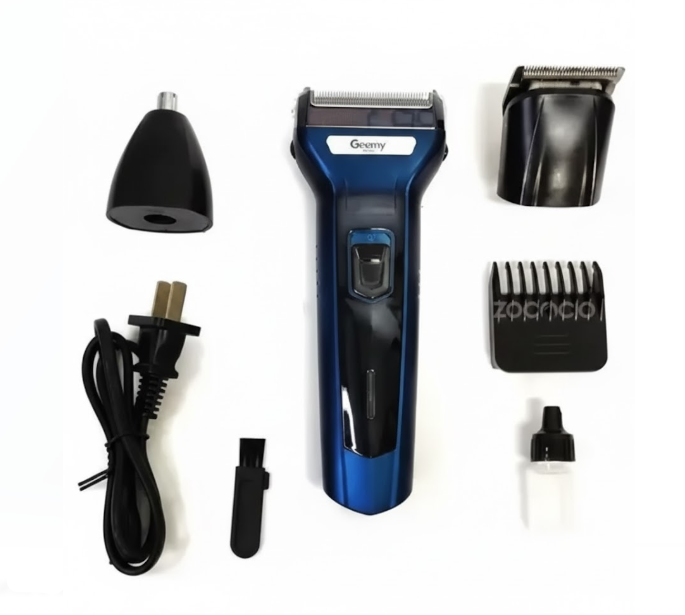 Kit Afeitadora Recargable Geemy 566 3 En 1+Máquina Depiladora Femenina Gemmy GM-3074 4 En 1