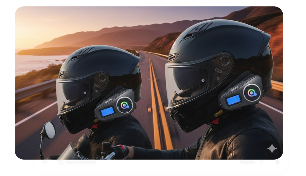 Set De 2 Intercomunicadores Para Moto Q58 MAX