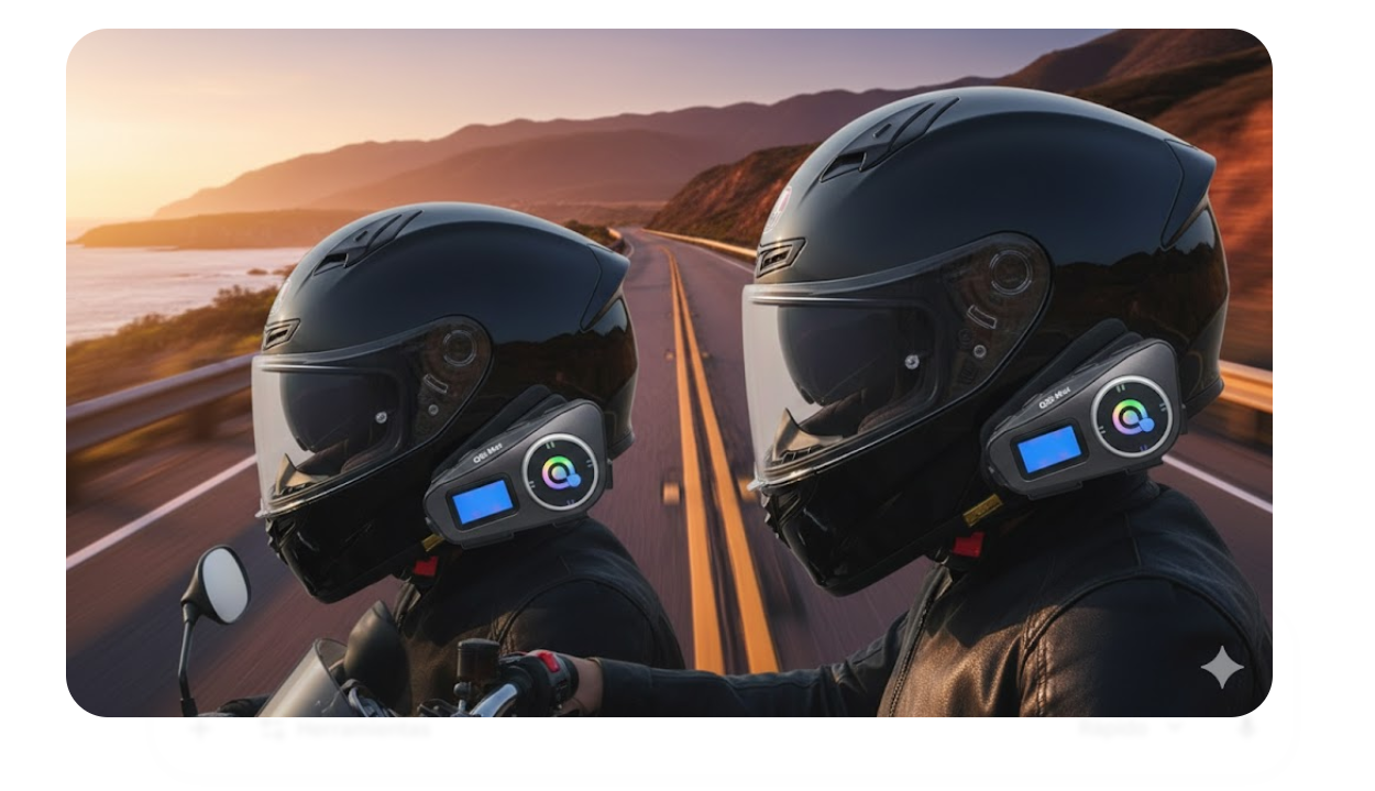 Set De 2 Intercomunicadores Para Moto Q58 MAX