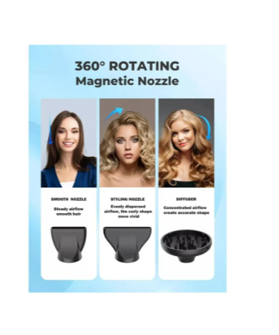 Secador De Cabello Vgr V-427 Negro