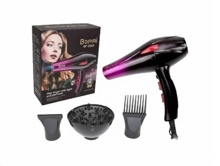 Secador De Cabello Semi-Profesional Bopai Ref:Bp-5500