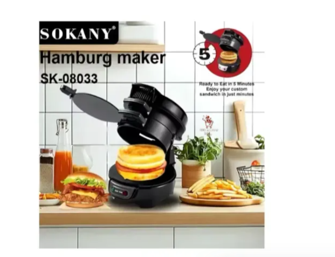 Maquina Para Hacer Hamburguesas Sokany Ref:08033