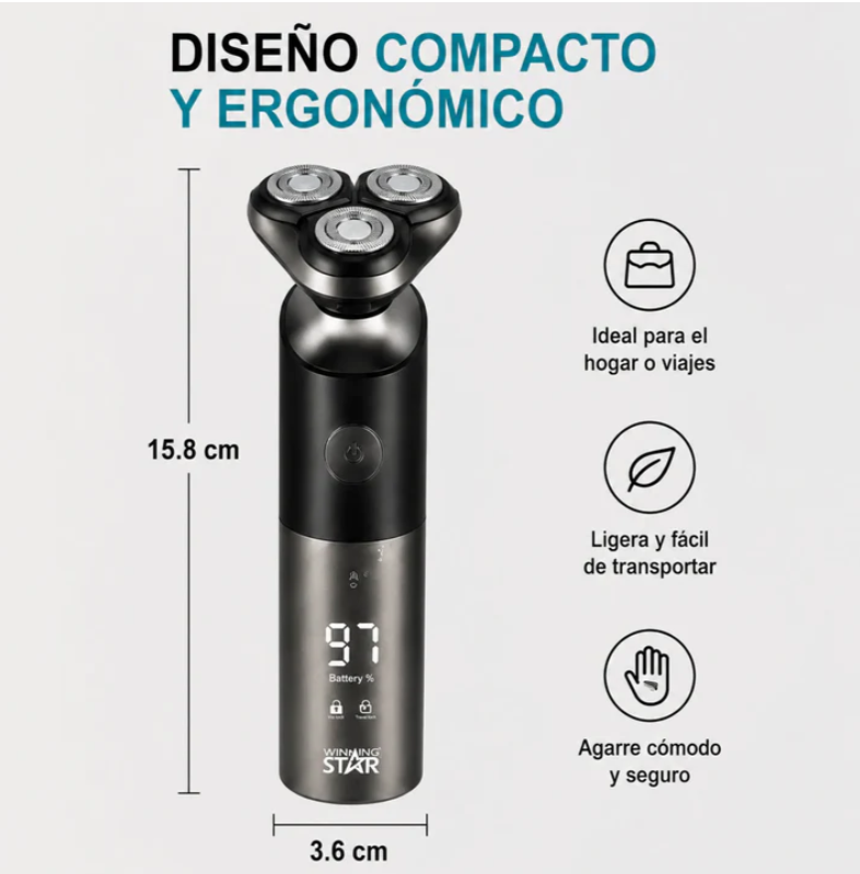 Máquina Afeitadora Winning Star Con Pantalla LED ST-5683-QS