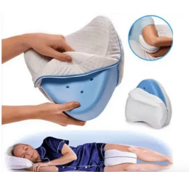 Almohada Para Piernas-Rodillas Cojín Ortopédico Ergonómico Color Blanco