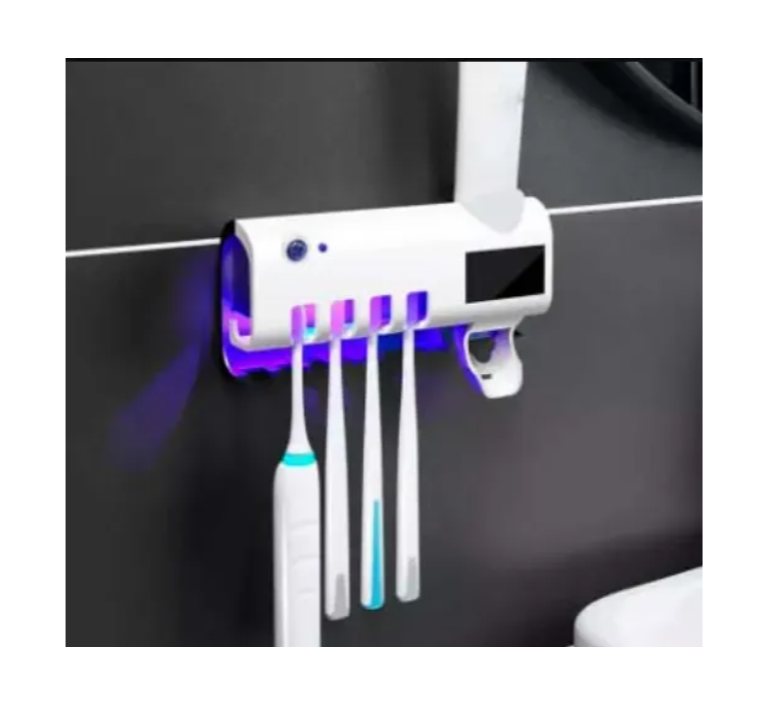 Dispensador Crema Dental + Soporte Esterilizador De Cepillos