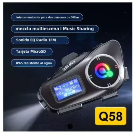 Audífono Intercomunicador Inalámbrico Ref:Q58 Max