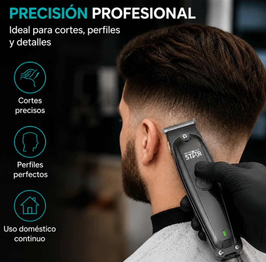Máquina Peluquera Recargable Winning Star ST-5637