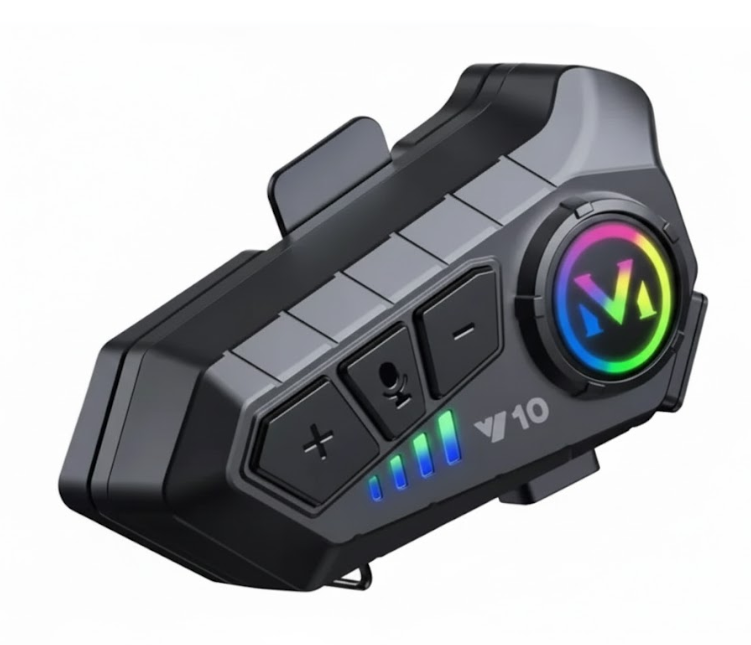 Intercomunicador Bluetooth Para Casco De Moto Ref:Y10 2X 2Unidades