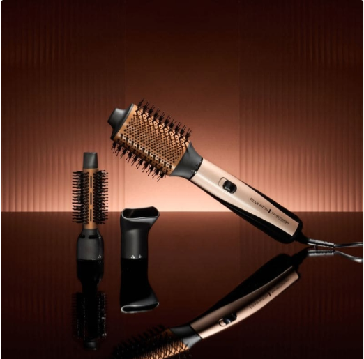 Cepillo Y Multiestilizador Remington Keratina Y Aceite De Argán AS8821-110F