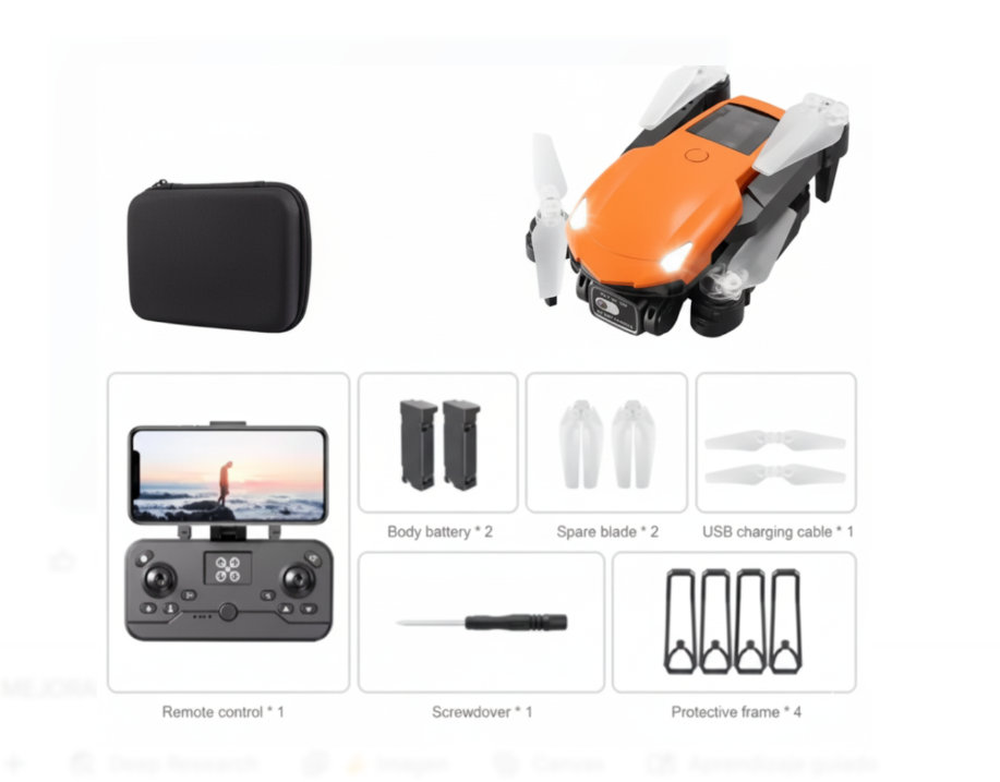 Drone Plegable Con Cámara, ZFR, WIFI, (TM) Ref: V10