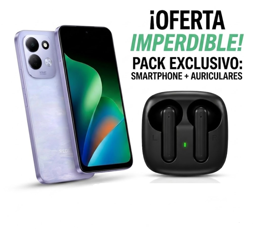 Celular Xiaomi Redmi 17 4Gb 128Gb + Obsequio Audífonos Inalámbricos