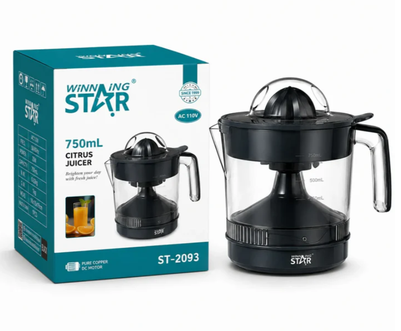 Exprimidor Eléctrico Winning Star 750ml Con Extracción Automática ST-2093