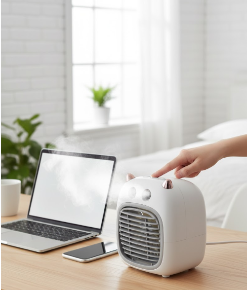 Ventilador Con Función De Enfriamiento Recargable Ref:NT-F503