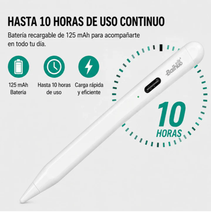 Lápiz Inteligente Capacitivo Recargable Para Android Y Apple Baihuo City MY-7889