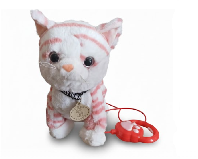 Gato Peluche Interactivo Camina Canta Maulla Control Remoto