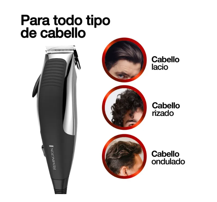 Kit Recortadora REMINGTON HC1080A-110F 12 piezas