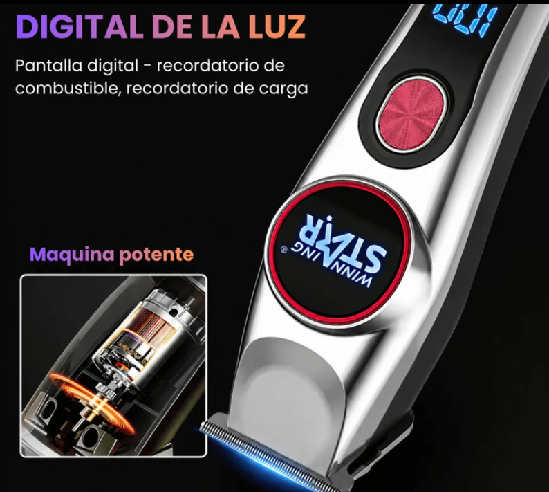 Máquina Peluquera Winning Star Con Pantalla LED ST-5640