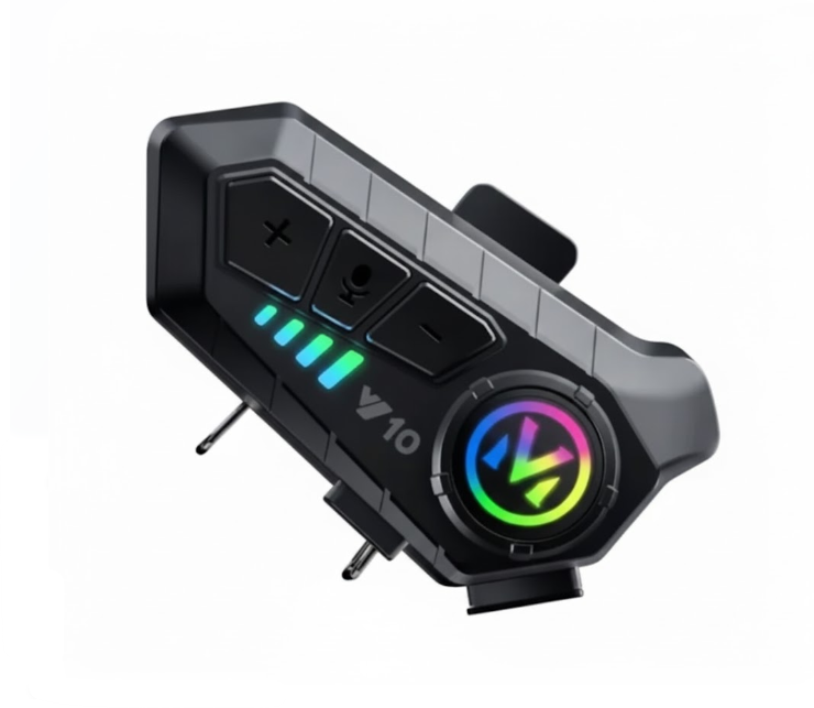 Intercomunicador Bluetooth Para Casco De Moto Ref:Y10 2X 2Unidades