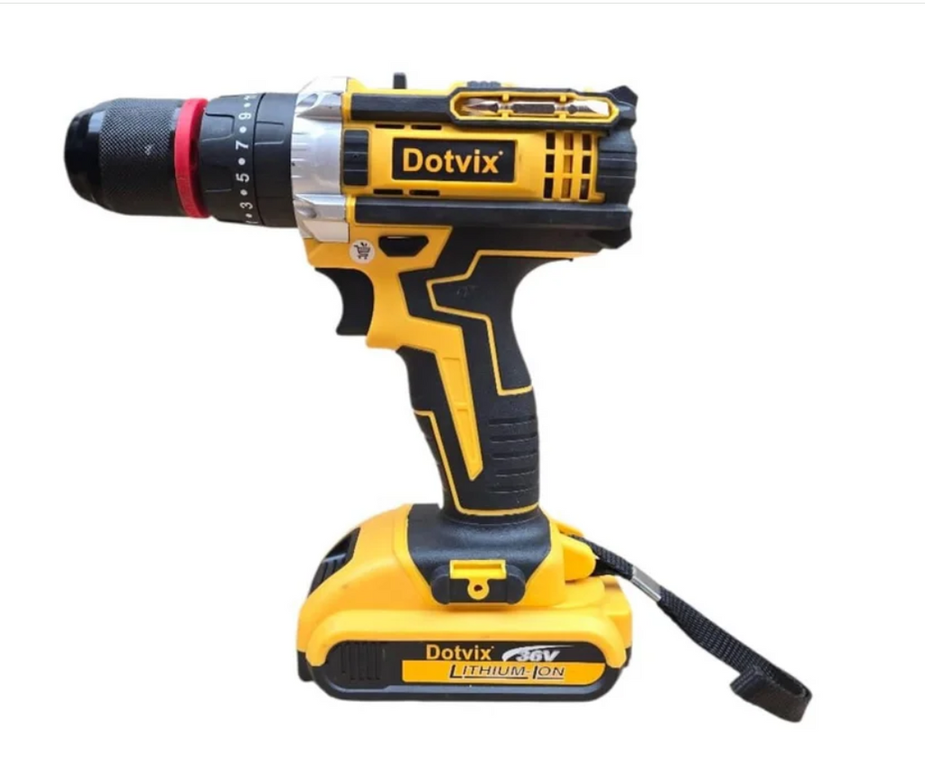 Kit Taladro Eléctrico Dotvix Doble Batería DOT-36V