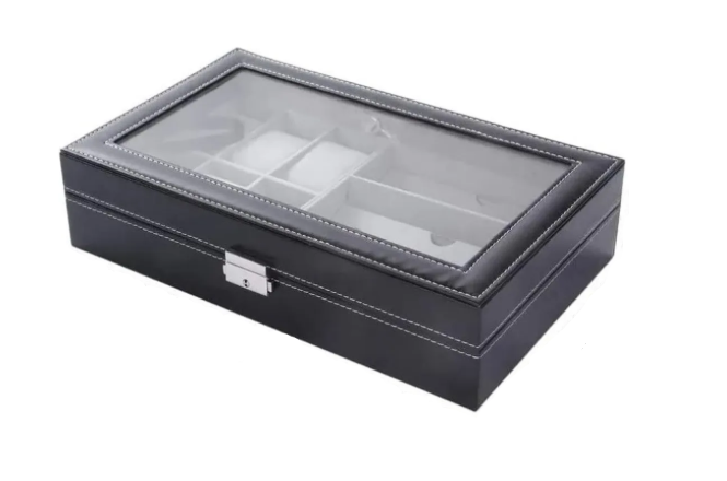 Estuche Organizador De Relojes y Gafas W75-BW75-C