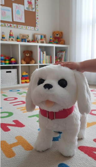 Perro Peluche Interactivo Camina Y Ladra