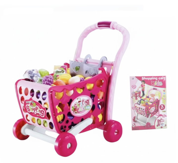 Carro De Mercado Juguete Carrito De Compras Con Mercado