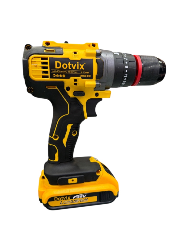 Kit Taladro Eléctrico Dotvix Doble Batería DOT-36V