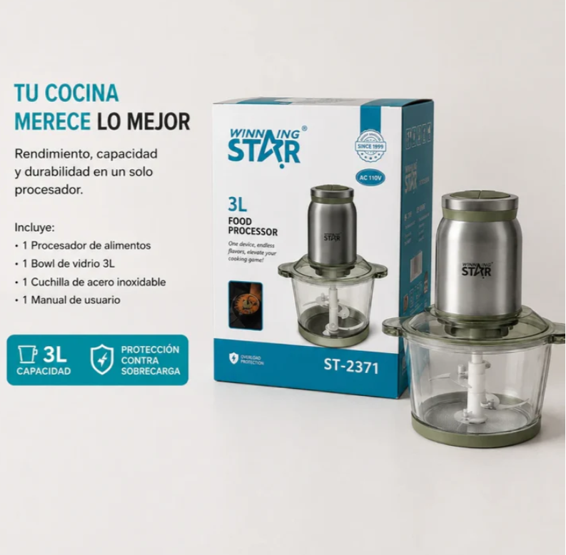 Procesador De Alimentos Winning Star 3L ST-2371