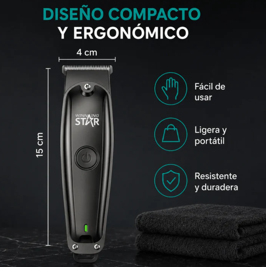 Máquina Peluquera Recargable Winning Star ST-5637