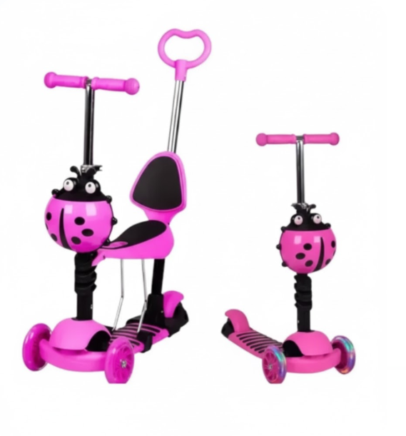 Patineta Scooter Mariquita Musical Con Luces