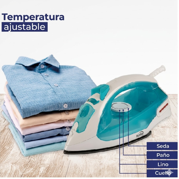 Plancha Para Ropa Kalley K-PBAC Azul