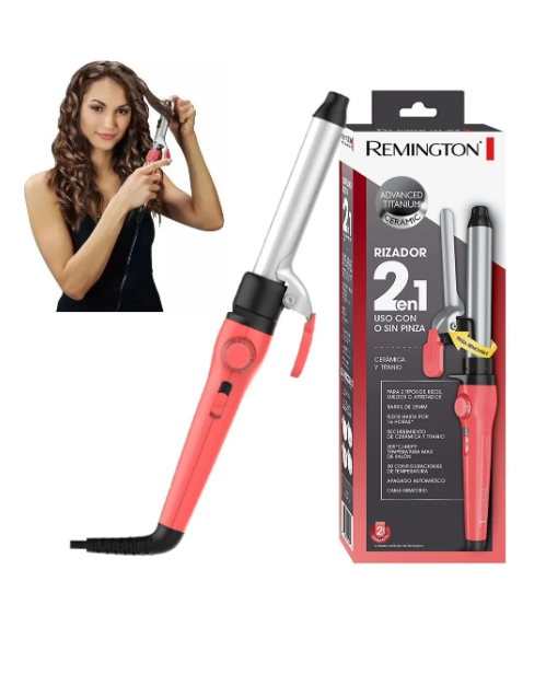 Pinza Rizadora Remington 2 En 1 Ceramic Titanium