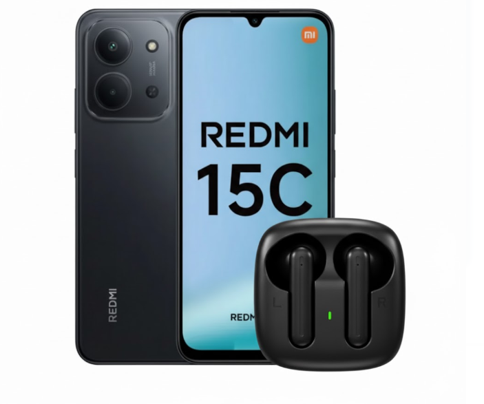 Celular Xiaomi Redmi 15C 4+128GB + Obsequio Audífonos Inalámbricos
